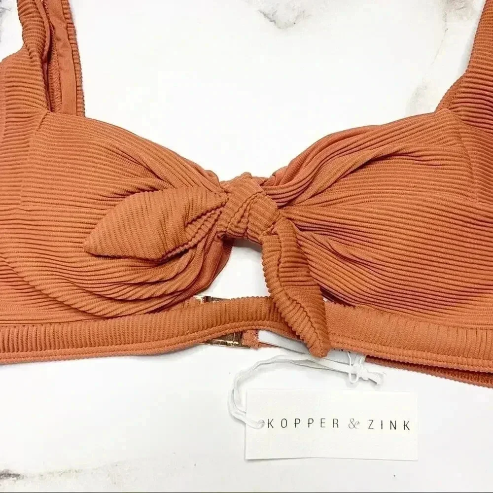 Kopper & Zink Revolve Molly Bikini Top NWT